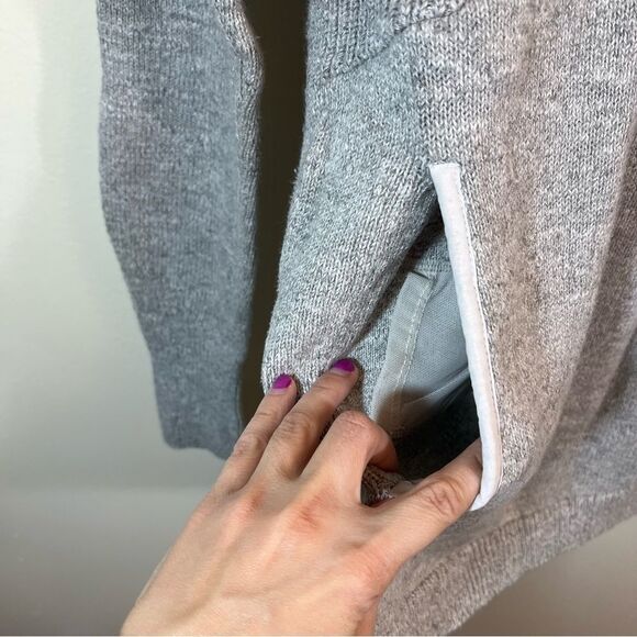 Lululemon Summit Stride Sweater Heathered Core Ultra Light Grey Women’s Medium - Picture 6 of 12